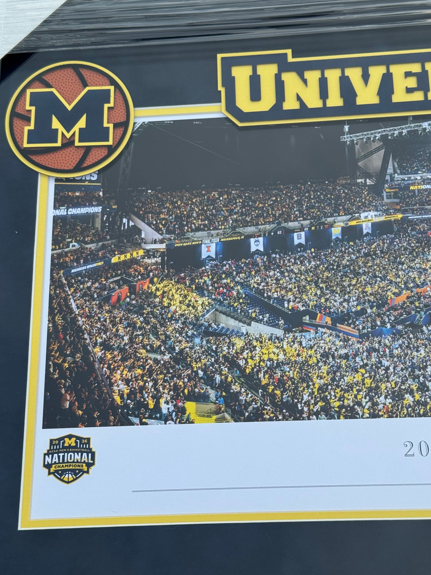 Dusty May Autographed National Championship Panoramic