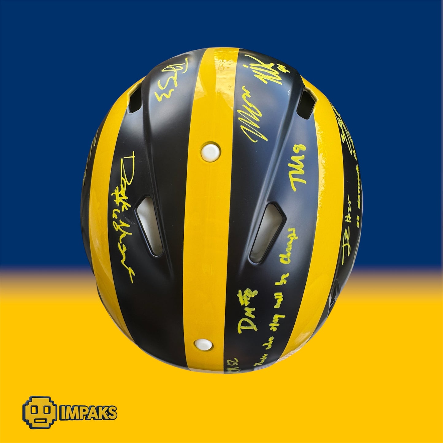 National Championship Team Signed Authentic Helmet