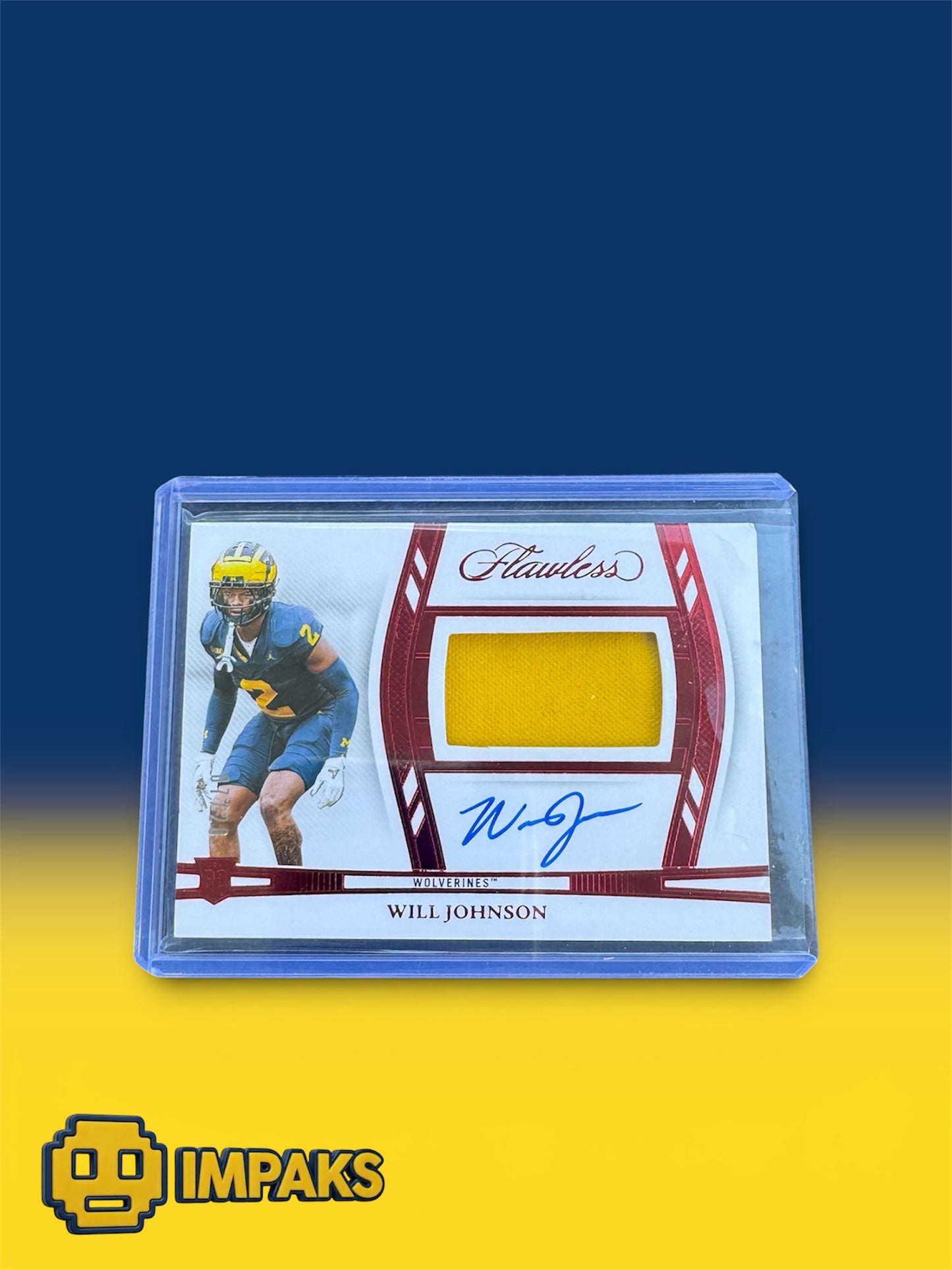 Will Johnson Panini Flawless Card