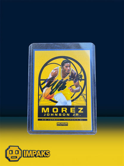Morez Johnson JR Valiant Trading Card