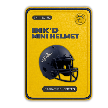 JJ Buchanan Signed Mini Helmet