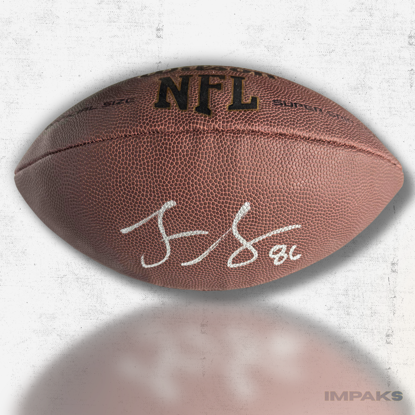 Luke Schoonmaker Autographed (NFL) Football- Michigan Wolverines
