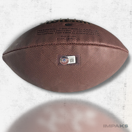 Luke Schoonmaker Autographed (NFL) Football- Michigan Wolverines