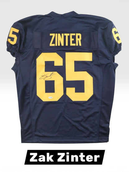 Zak Zinter Autographed Jersey