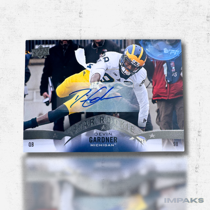 Devin Gardner Autographed Upper Deck Trading Card