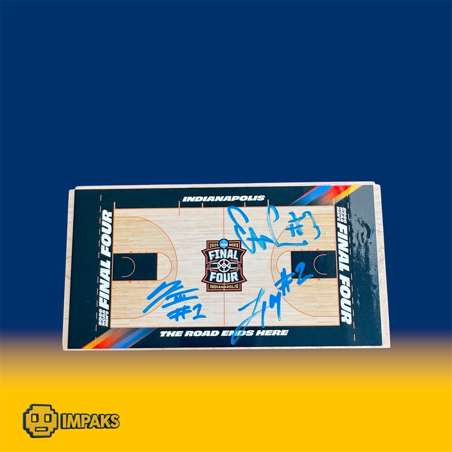 Mini Court Signed by Cadeau / McKenny / Cason