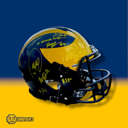 National Championship Team Signed Authentic Helmet