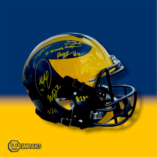 National Championship Team Signed Authentic Helmet