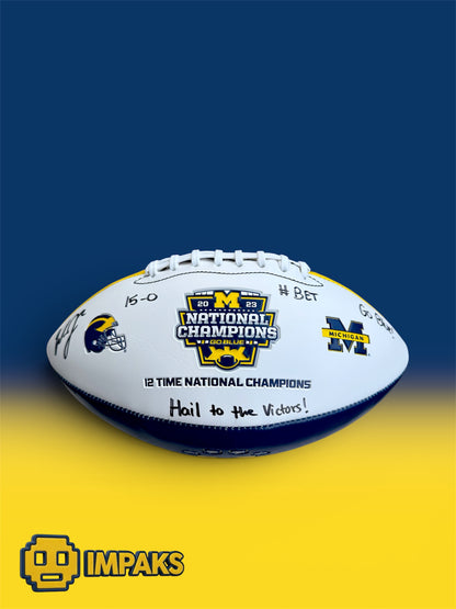 Will Johnson Autographed National Championship Football