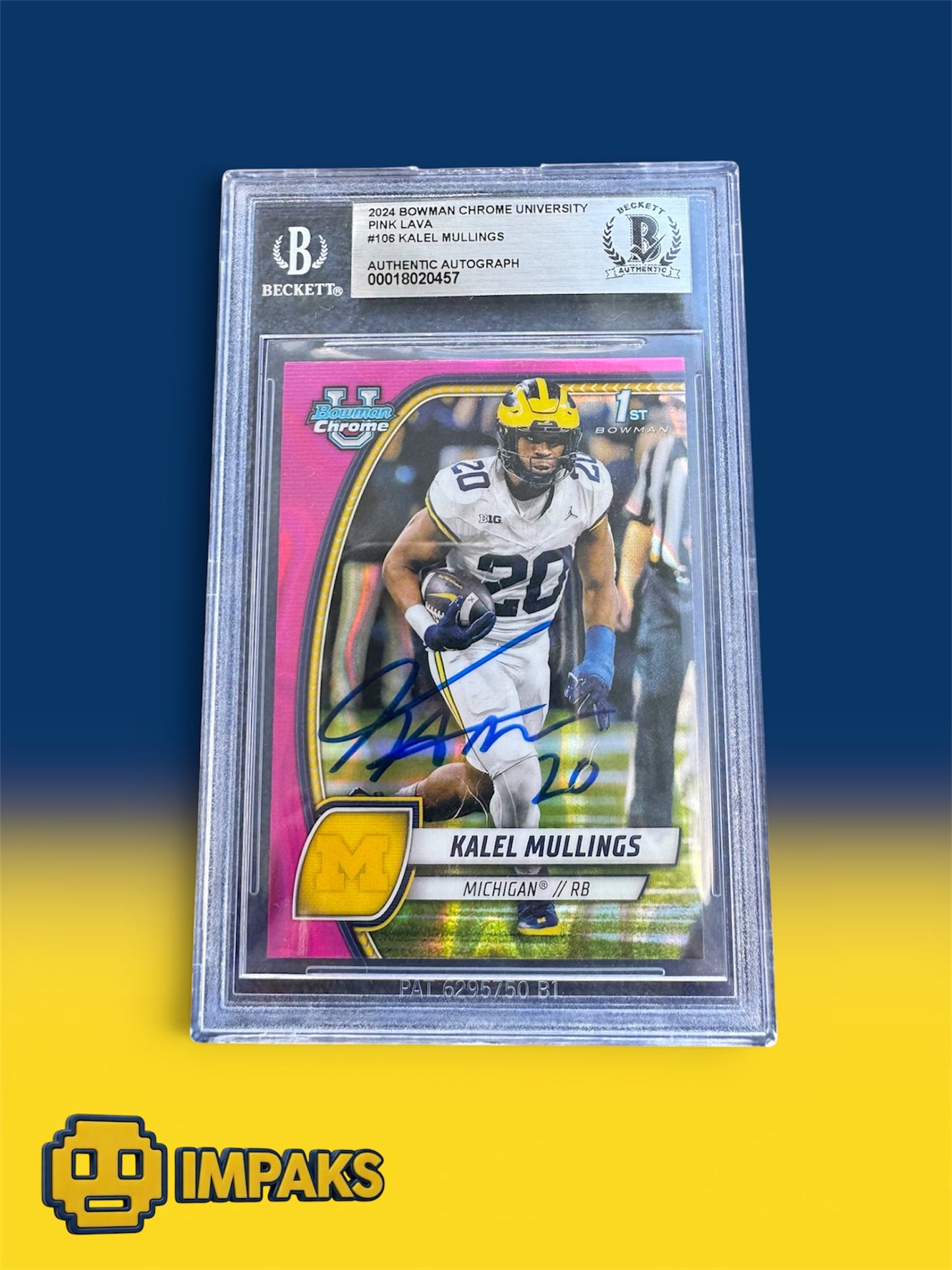 Kalel Mullings Autographed 1st Bowman Card