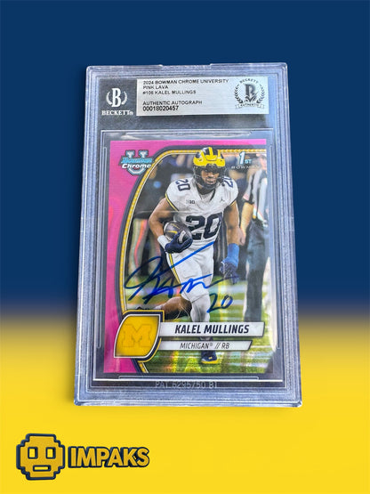 Kalel Mullings Autographed 1st Bowman Card