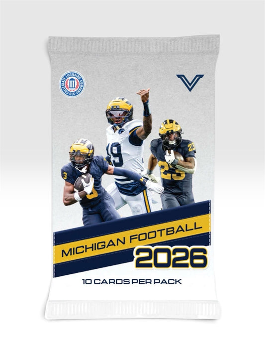 Valiant Michigan Football 2026 Trading Card Pack