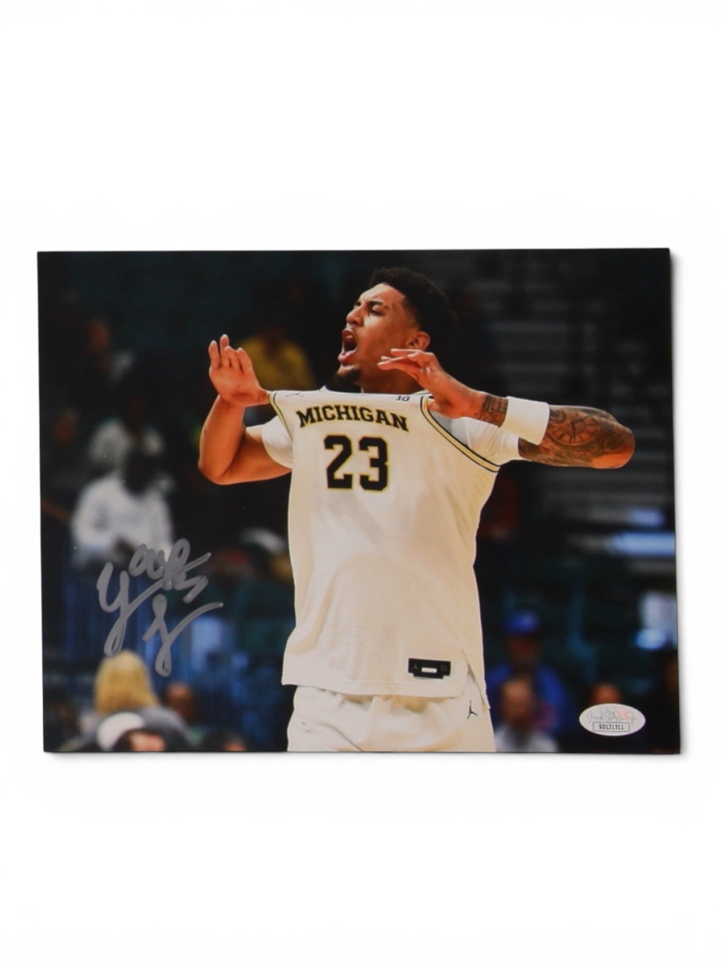 Yaxel Lendeborg Signed 8x10 Photo