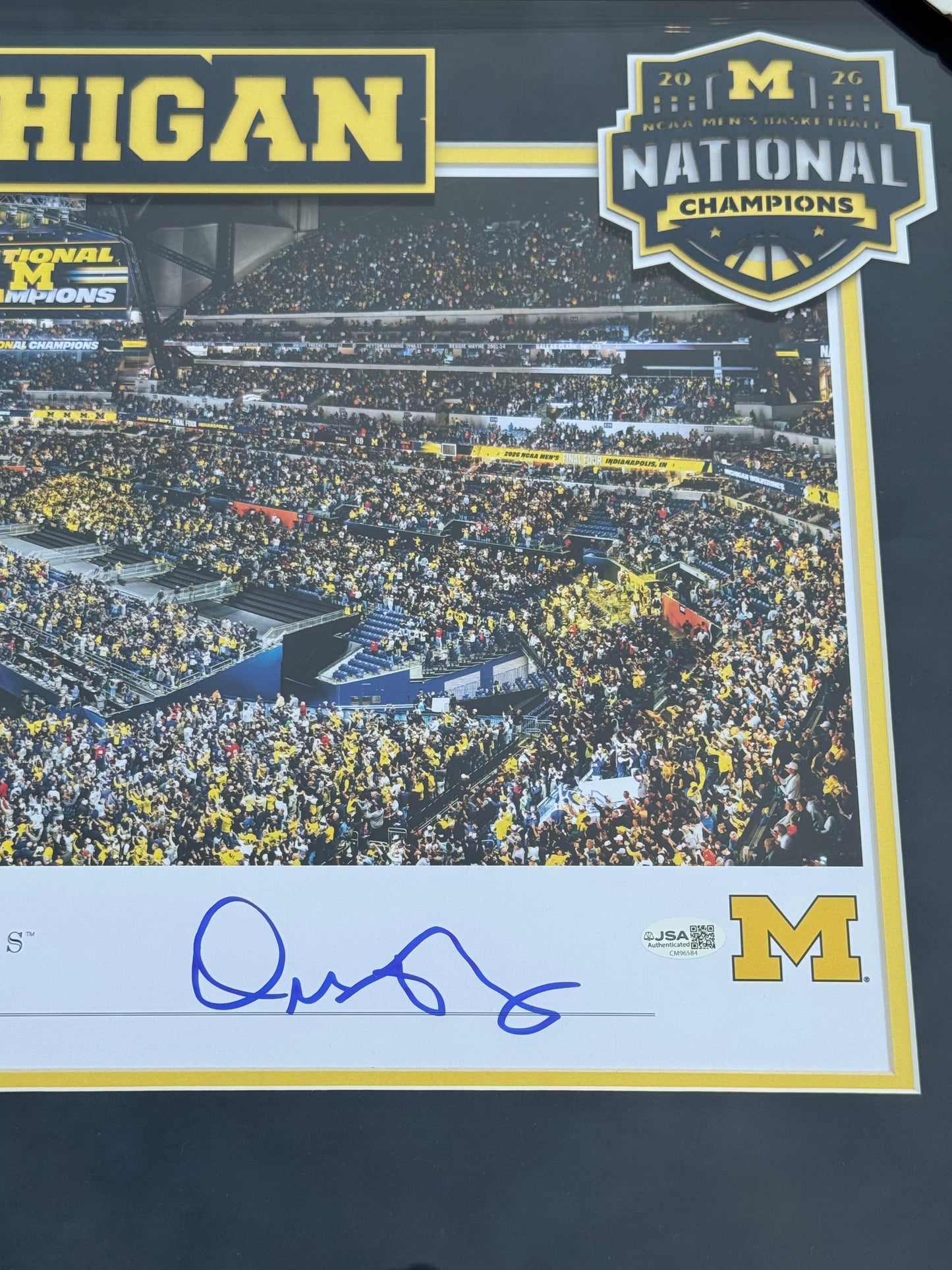 Dusty May Autographed National Championship Panoramic