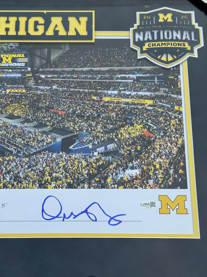 Dusty May Autographed National Championship Panoramic