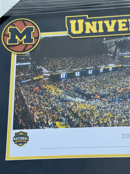 Dusty May Autographed National Championship Panoramic