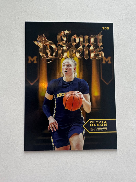 Olivia Olson 'Court Queens'  /100 Valiant Trading Card
