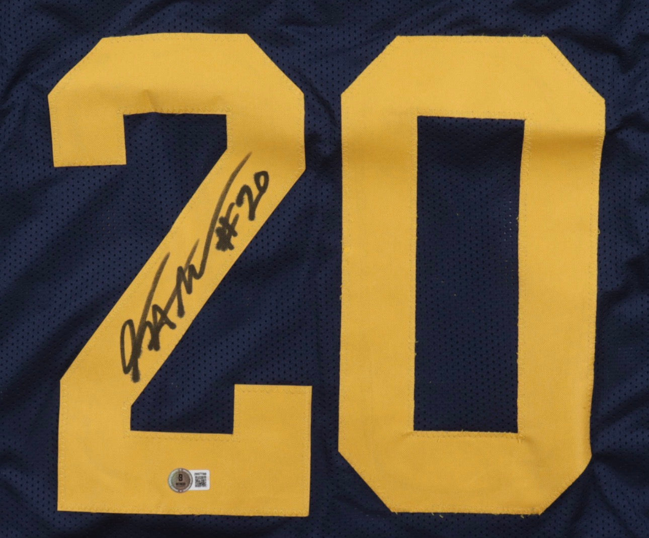 Kalel Mullings Signed Football Jersey