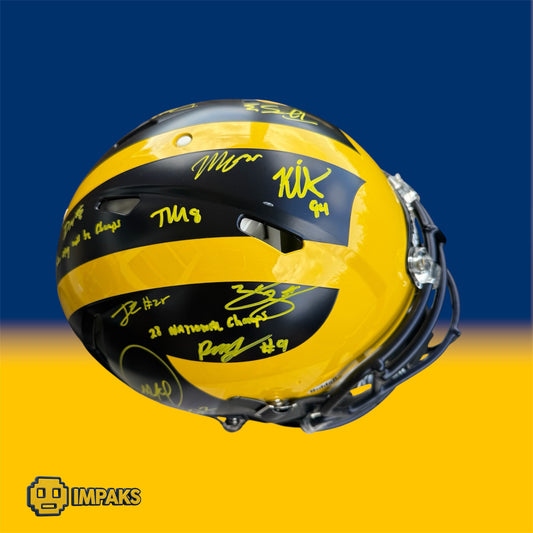 National Championship Team Signed Authentic Helmet