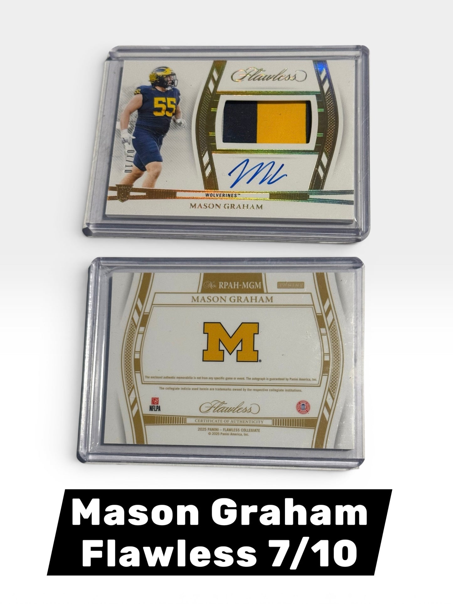 Mason Graham Panini Flawless 7/10 Card