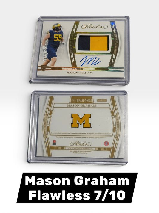 Mason Graham Panini Flawless 7/10 Card