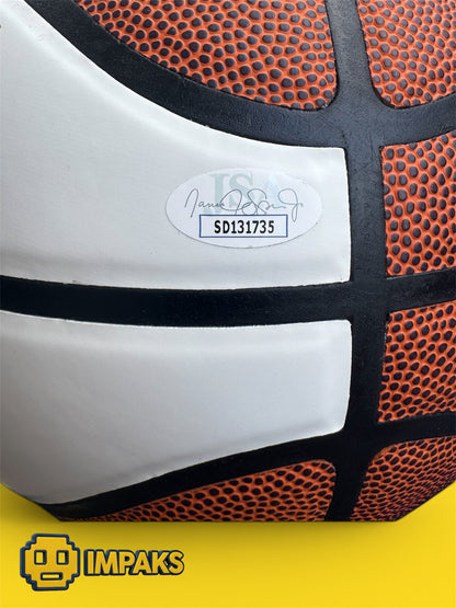 Morez Johnson JR Autographed Basketball