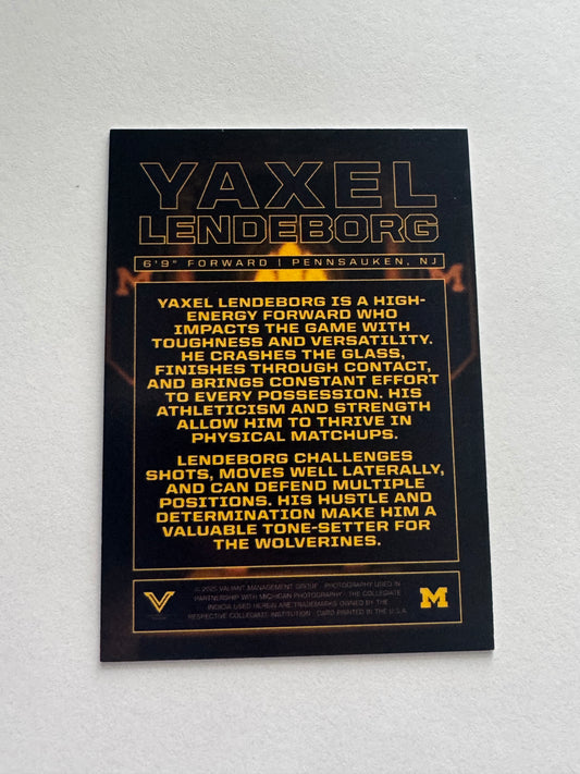 Yaxel Lendeborg 'Court Kings'  /100 Valiant Trading Card
