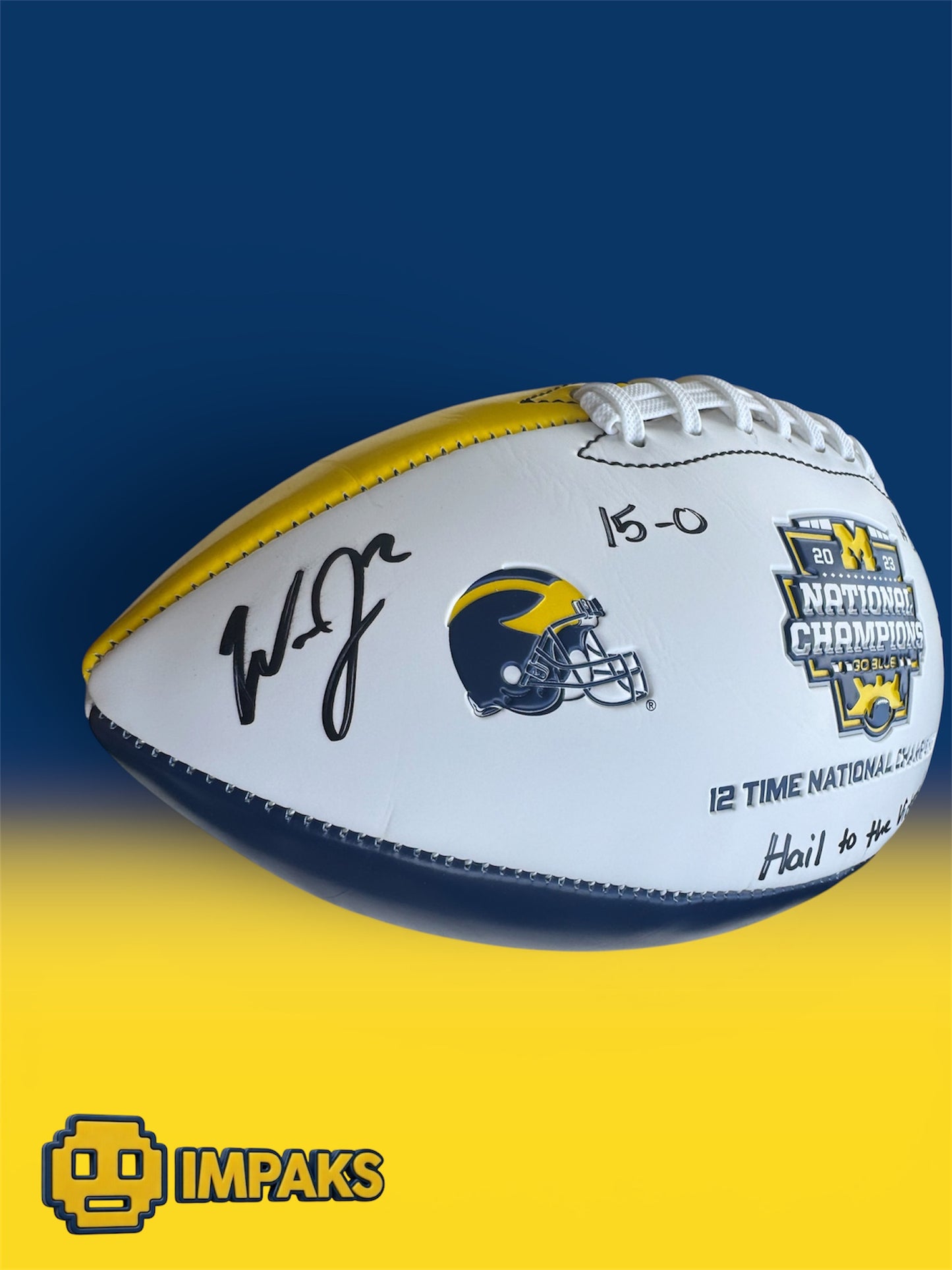 Will Johnson Autographed National Championship Football