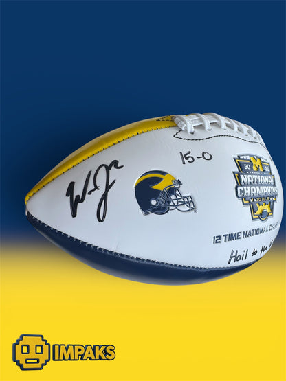 Will Johnson Autographed National Championship Football