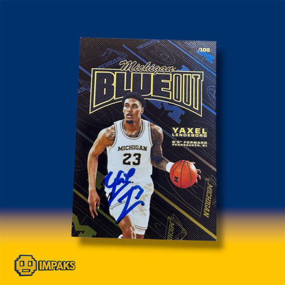 Yaxel Lendeborg Autographed Card /100
