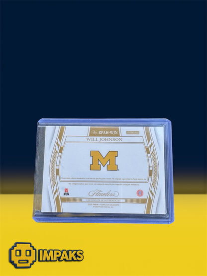 Will Johnson Panini Flawless Card