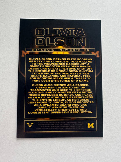Olivia Olson 'Court Queens'  /100 Valiant Trading Card