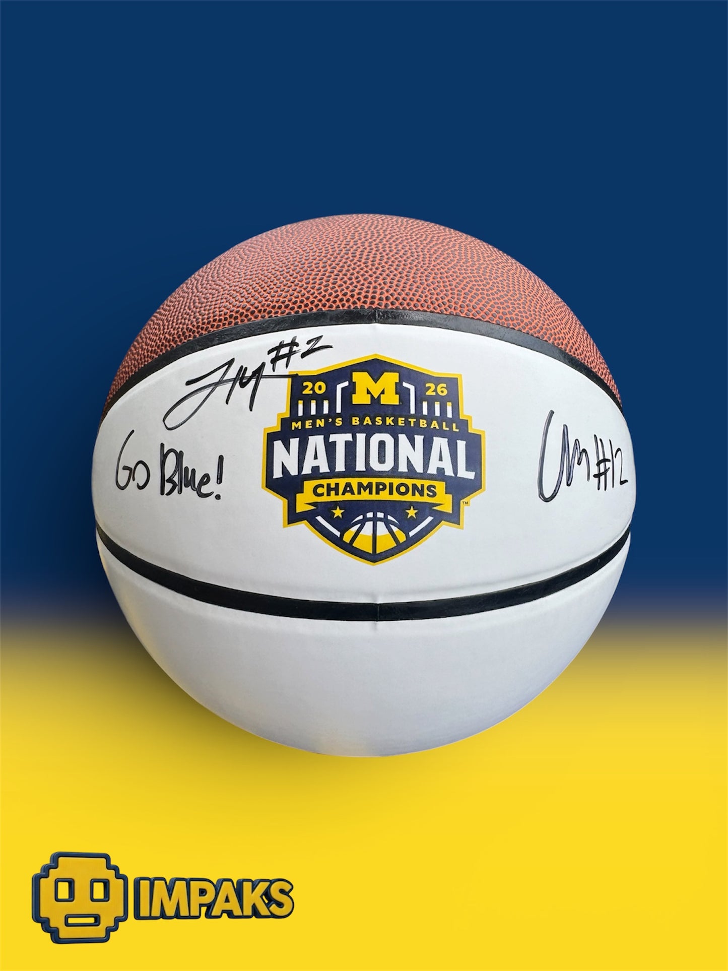 Charlie May & LJ Cason Autographed Basketball