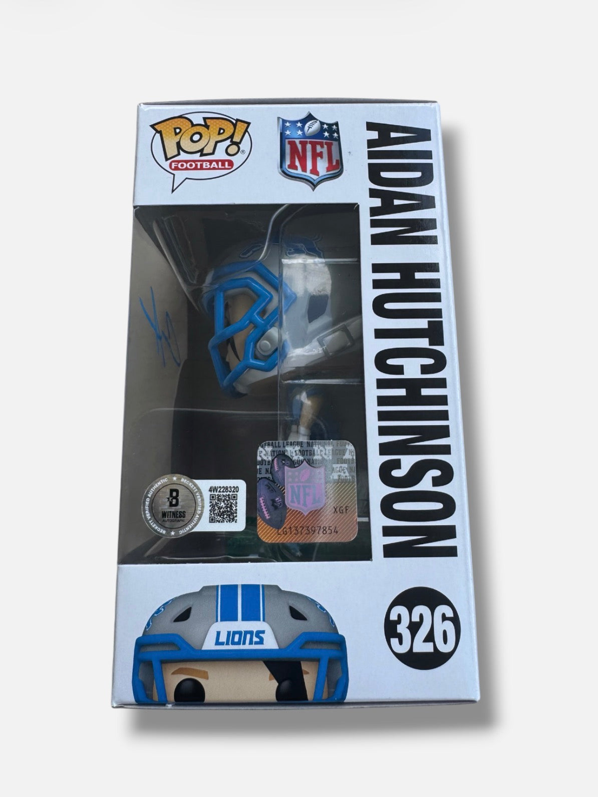 Aidan Hutchinson Autographed Funko Pop